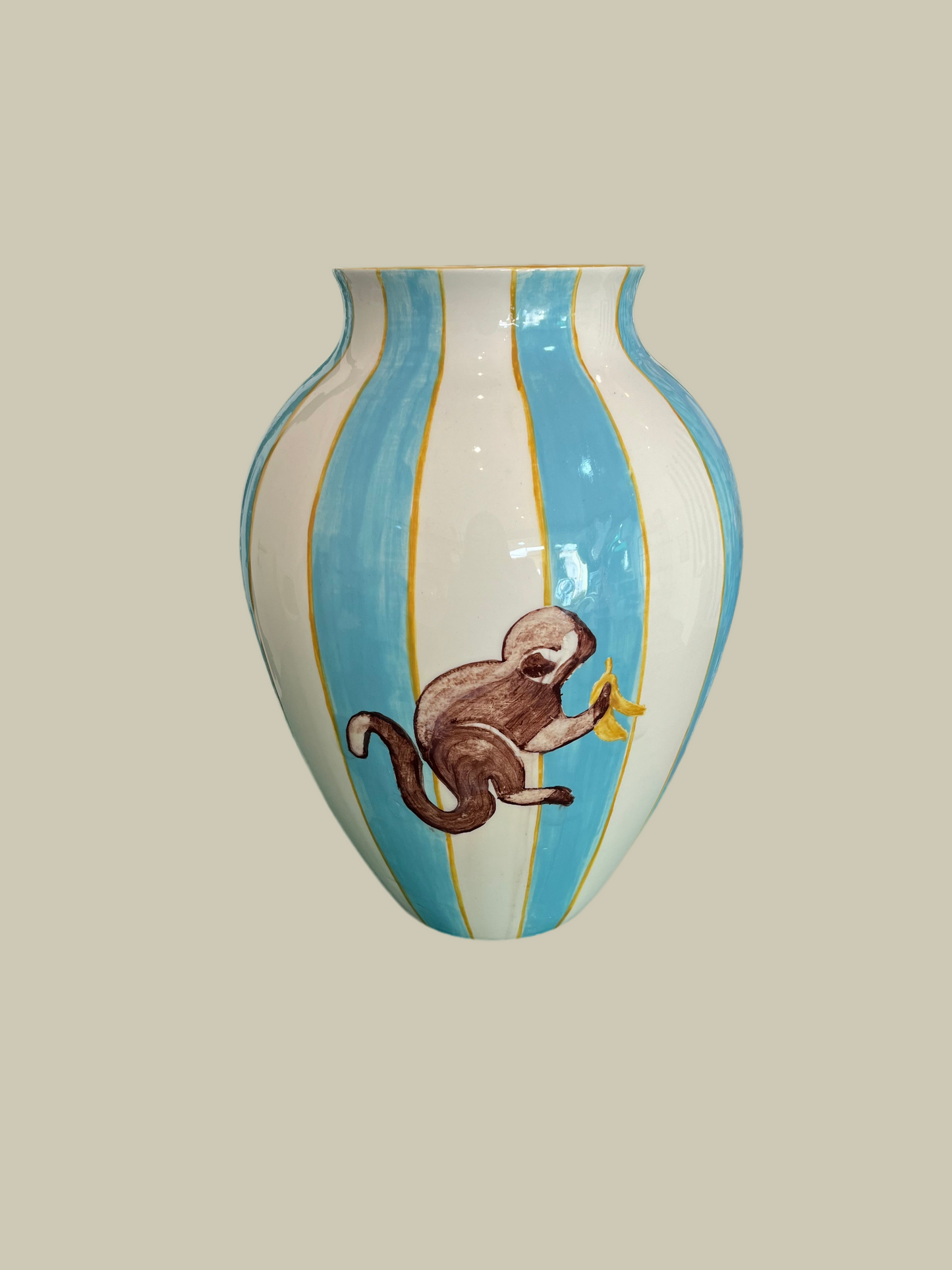 Monkey and banana vase