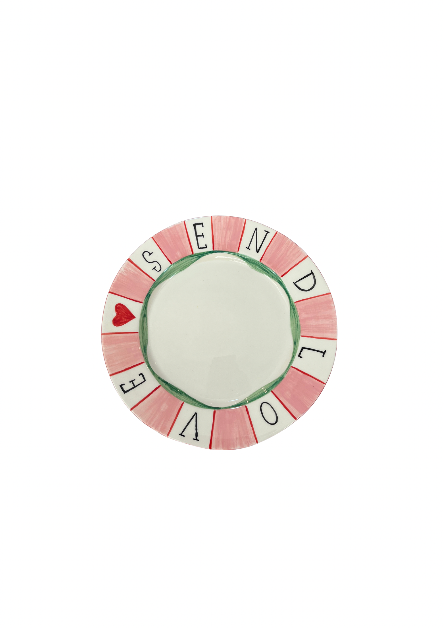 Send Love plate